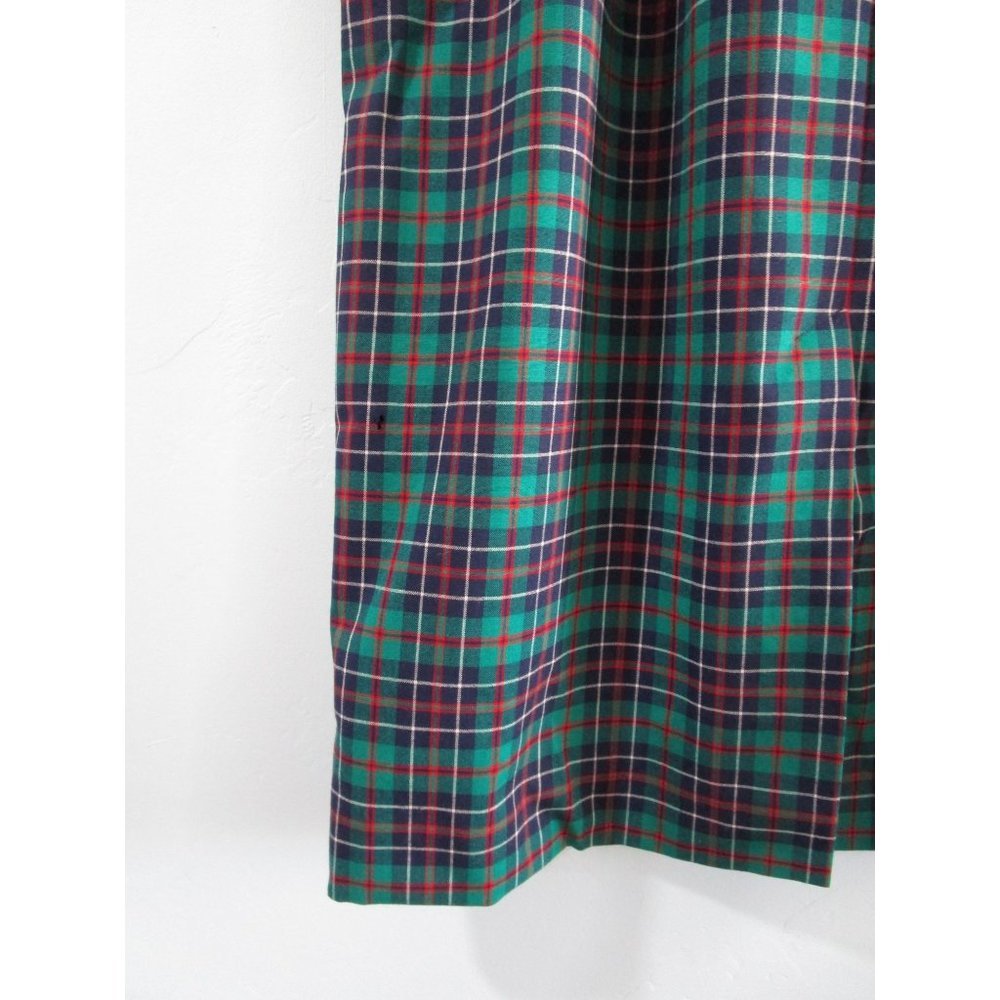 Pendleton Petite Preppy Tartan Plaid Skirt Sz 14 Damaged With Tags Repair Cutter - Picture 16 of 16